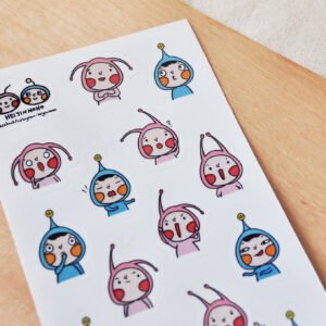 呵呵與藍呵-貼紙