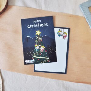 呵呵與藍呵-聖誕卡